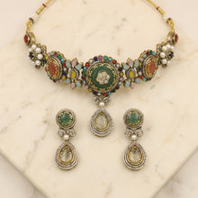Sabya Inspired Choker Kundan Necklace Set 19990-95