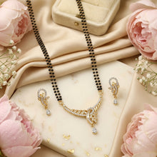 Zircon/AD Mangalsutra Set 13441-100
