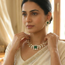 Sabyasachi Inspired Moissanite Choker Kundan Necklace Set 16642-87