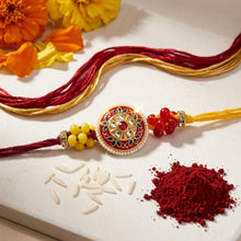 Kundan Meenakari Men's Rakhi Hand Made In India 20016-100