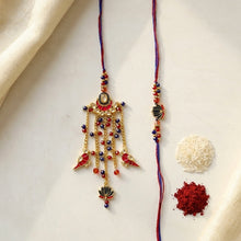 Meenakari Rakhi Lumba Set Hand Made In India 20052-100