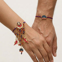 Meenakari Rakhi Lumba Set Hand Made In India 20052-100