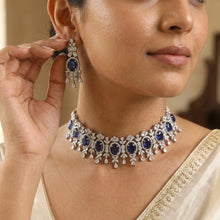 Choker Zircon/AD Necklace Set 4156-69