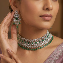 Choker Zircon/AD Necklace Set 4157-69