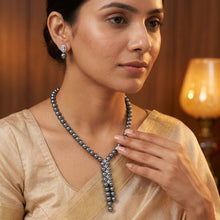 Round Neck Pearl Necklace Set 20293-31