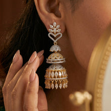 Jhumki Zircon/AD Earring 20139-08