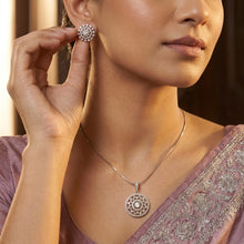 Light Zircon/AD Pendant Set 20152-08