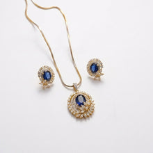Light Zircon/AD Pendant Set 20157-08