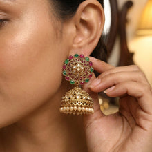 Jhumki Antique Earring 9221-100