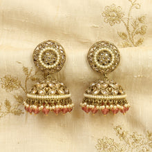 Red Gold Look Earring 10066-5479