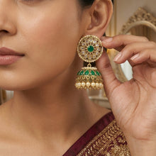 Green Antique Earrings