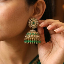 Green Antique Earrings