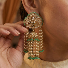Green Antique Earrings 15740-2887