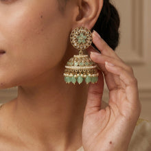 Mint Green Antique Earrings 9599-4530