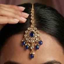 Blue Maang Tikka 10089-5414