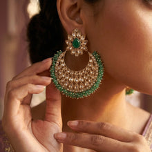 Green Antique Earrings 12848-9428