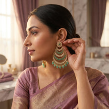 Green Antique Earrings 9574-4460