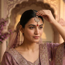 Ruby Maang Tikka