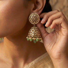 Mint Green Antique Earrings