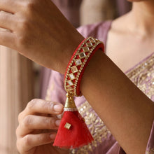 Adjustable Bangle Women's Lumba Hand Made In India 20431-RCH