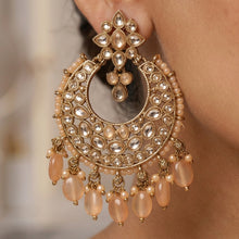 Peach Gold Look Earring 18041-5223