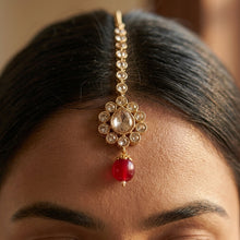 Ruby Maang Tikka