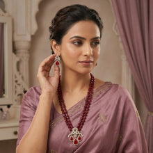 Designer Pearl Kundan Pendant Set 20473-95
