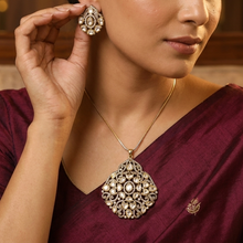 Designer Kundan Pendant Set 19819-89