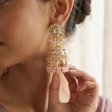 High Quality Kundan Earring 20072-7256