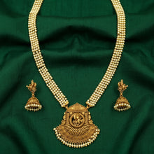 Long Neck Temple Necklace Set 15536-28