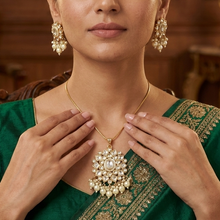 Designer Kundan Pendant Set 12388-28