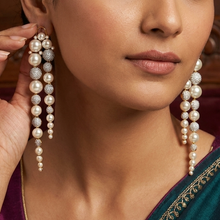Danglers Zircon/AD Earring 17397-68