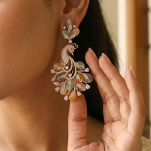 Rose Gold Polish Zircon/AD Earring 6737-69