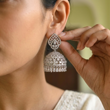 Silver Zircon/AD Earring 18324-5506