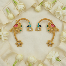 Sabya Inspired Kanphool Kundan Earring 21416-96