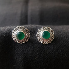 Green Silver Earring - Dazzles Jewellery