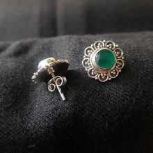 Green Silver Earring - Dazzles Jewellery