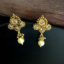 Antique Gold Finish Pendant Set 10372-5948 - Dazzles Jewellery