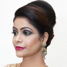 Green Oxidized Earring - Dazzles Jewellery