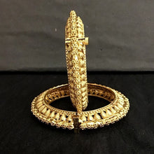 Gold Bangles/Kada 10576-6244 - Dazzles Jewellery