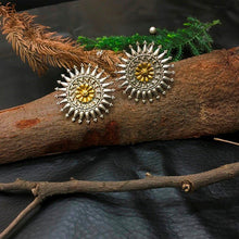 Two Tone Oxidized Earring - Dazzles Jewellery