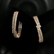 Rose Gold Zircon/AD Earring - Dazzles Jewellery