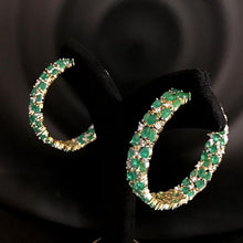 Green Zircon/AD Earring - Dazzles Jewellery