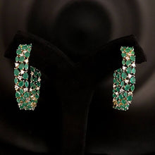 Green Zircon/AD Earring - Dazzles Jewellery