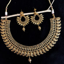 Gold Gold Look Necklace Set 11467-7525 - Dazzles Jewellery