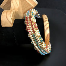 White Bangles/Kada 11490-7577 - Dazzles Jewellery