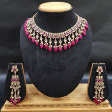 Ruby Antique Necklace Set - Dazzles Jewellery