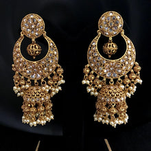 Traditional Gold Look Earring 12903-9514 - Dazzles Jewellery
