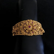 Ruby Antique Gold Finish Bracelet 13055-9786 - Dazzles Jewellery