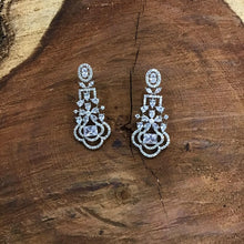 Silver Zircon/AD Choker Set - Dazzles Jewellery